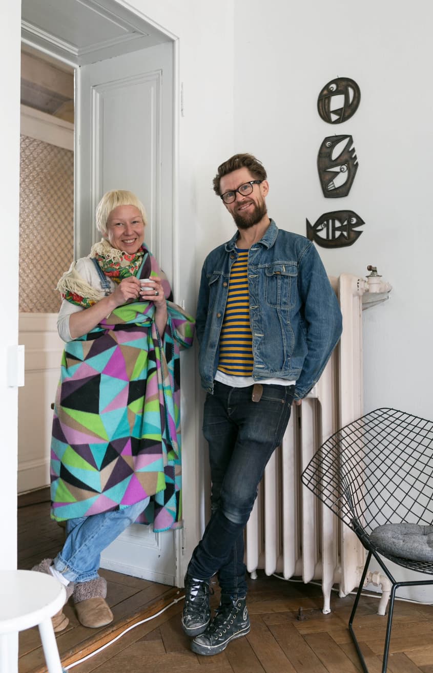 House Tour Nana & Pat's ArtFilled International Home Apartment Therapy